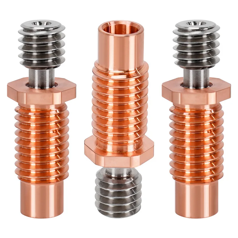 3D printer accessories E3D V6 titanium alloy red copper throat duct resistant high temperature -resistant high temperature M7
3D printer accessories E3D V6 titanium alloy red copper throat duct resistant high temperature -resistant high temperature M7