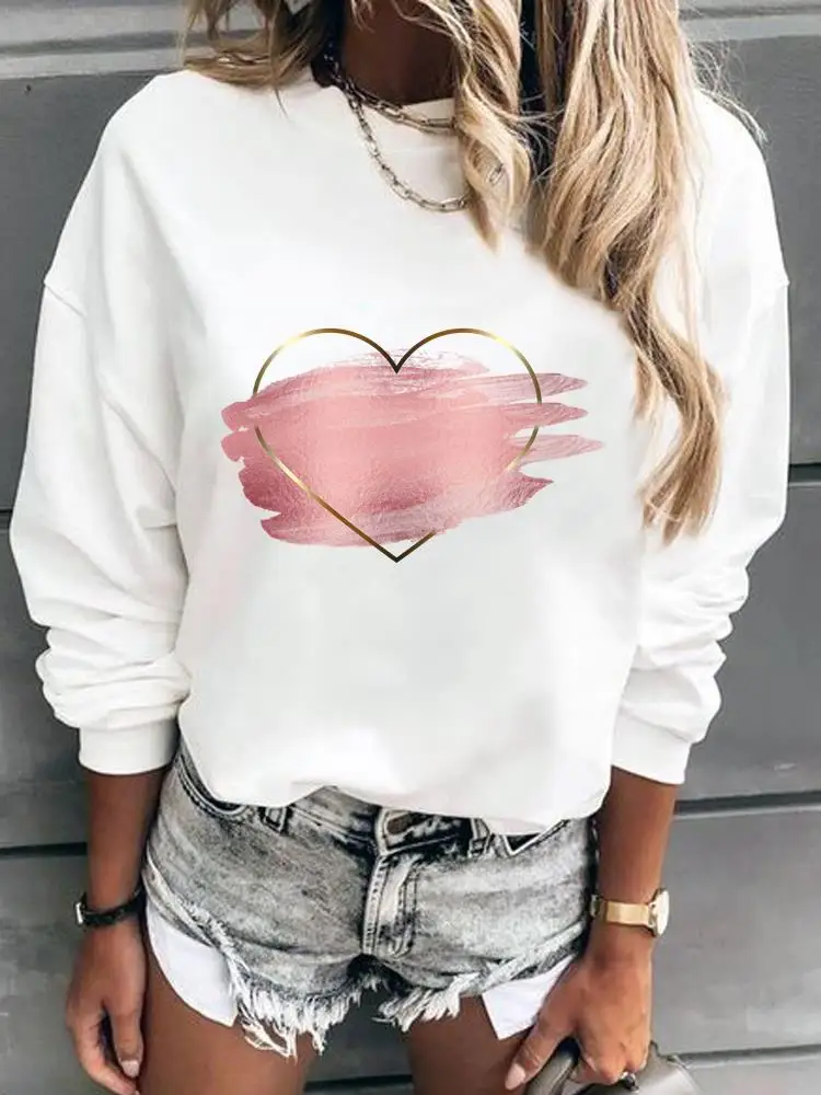 Watercolor Love Heart Trend Sweatshirts Printing Graphic Autumn Spring Fall Pullovers For Women Top Female Casual Clothing
Watercolor Love Heart Trend Sweatshirts Printing Graphic Autumn Spring Fall Pullovers For Women Top Female Casual Clothing