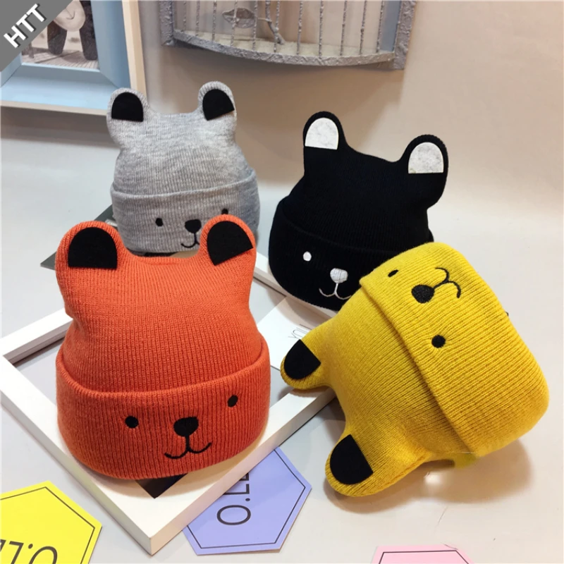 Winter Children's Knitted Hats New Boys and Girls Personality Wild Stitching Warm Flanging Beanies Ponpones Para Gorros Bebe
Winter Children's Knitted Hats New Boys and Girls Personality Wild Stitching Warm Flanging Beanies Ponpones Para Gorros Bebe