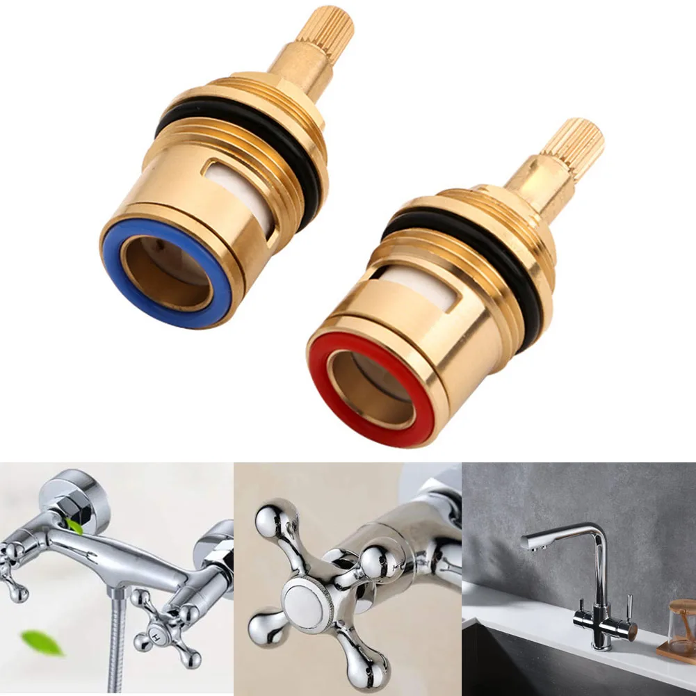 Universal Replacement G3/4" Tap Valves Brass Ceramic Disc Cartridge Inner Faucet Valve For Bathroom Kitchens Hot & Cold Faucets
Universal Replacement G3/4" Tap Valves Brass Ceramic Disc Cartridge Inner Faucet Valve For Bathroom Kitchens Hot & Cold Faucets