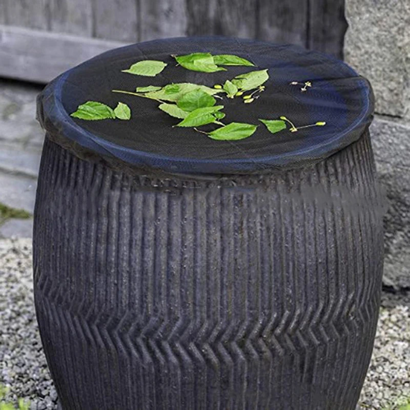 Rain Barrel Mesh Cover Water Collection Buckets Cover Netting Screen with Drawstring Tank Harvesting Tool To Keep Debris Out
Rain Barrel Mesh Cover Water Collection Buckets Cover Netting Screen with Drawstring Tank Harvesting Tool To Keep Debris Out
