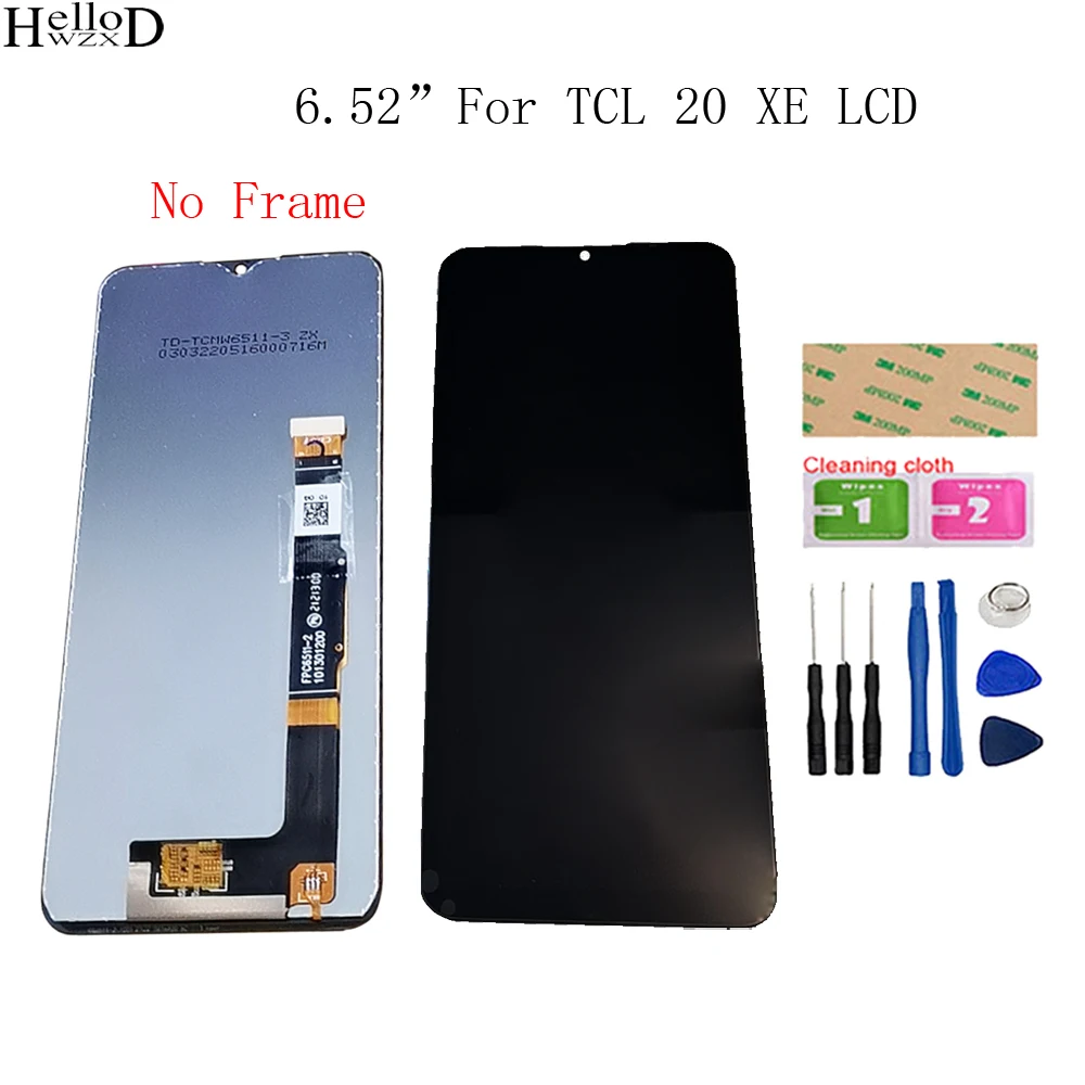 6.52" LCD Display For TCL 20 XE Touch Panel Screen Digitizer Assembly Sensor Phone Replacement +Tools
6.52" LCD Display For TCL 20 XE Touch Panel Screen Digitizer Assembly Sensor Phone Replacement +Tools