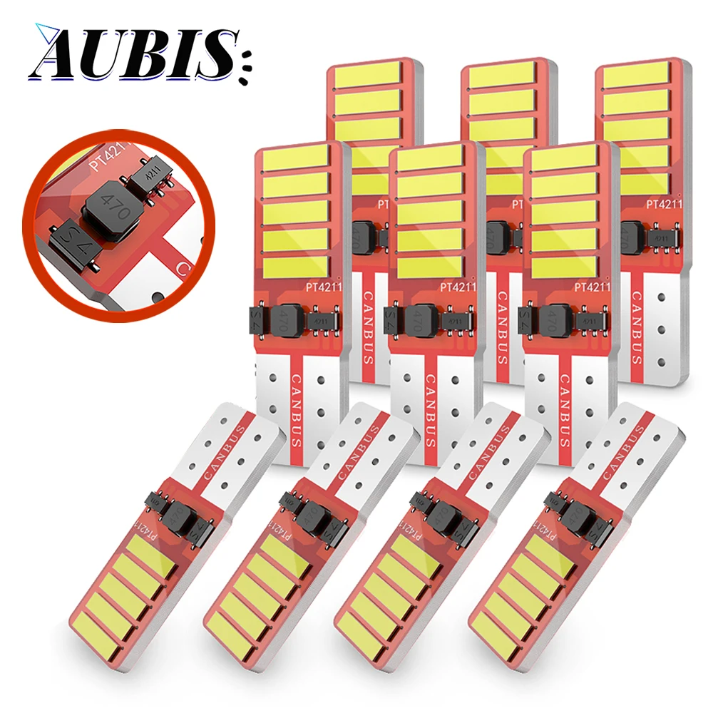 Canbus Error Free W5W T10 LED 7020 10SMD High Bright White 6000K Auto Interior Lamps License Plate Light For Car LED Lights 12V
Canbus Error Free W5W T10 LED 7020 10SMD High Bright White 6000K Auto Interior Lamps License Plate Light For Car LED Lights 12V