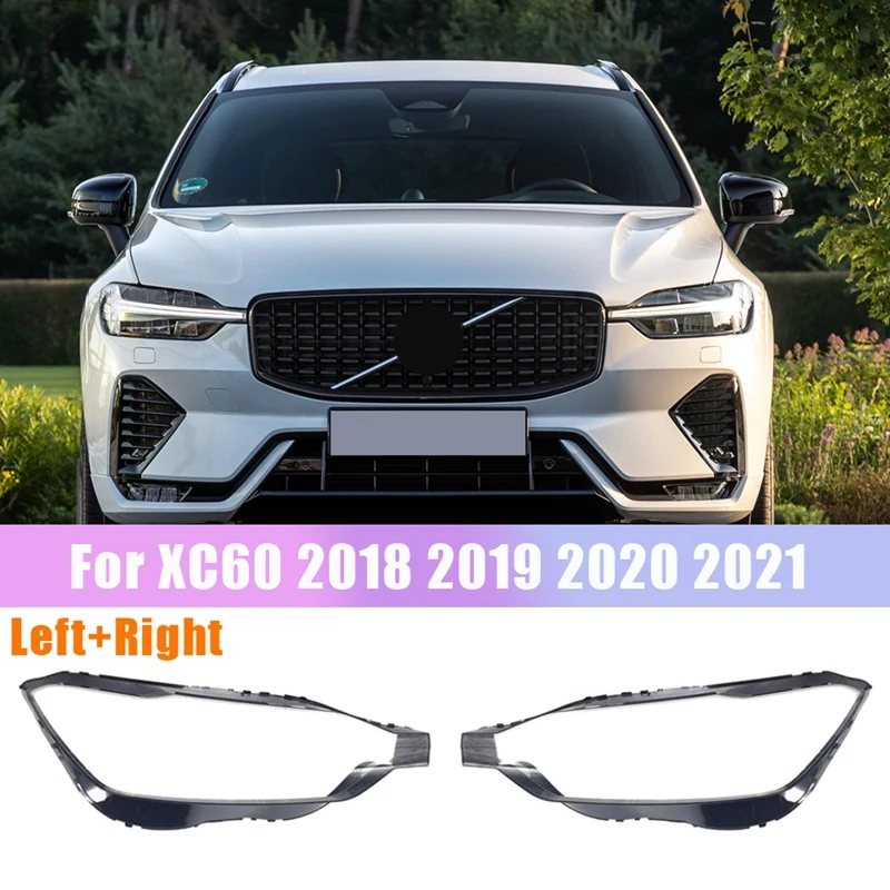Left + Right For Volvo XC60 2018 2019 2020 2021 Car Headlight Lens Cover Front Headlamp Lampshade Lamp Shell Cover Clear
Left + Right For Volvo XC60 2018 2019 2020 2021 Car Headlight Lens Cover Front Headlamp Lampshade Lamp Shell Cover Clear