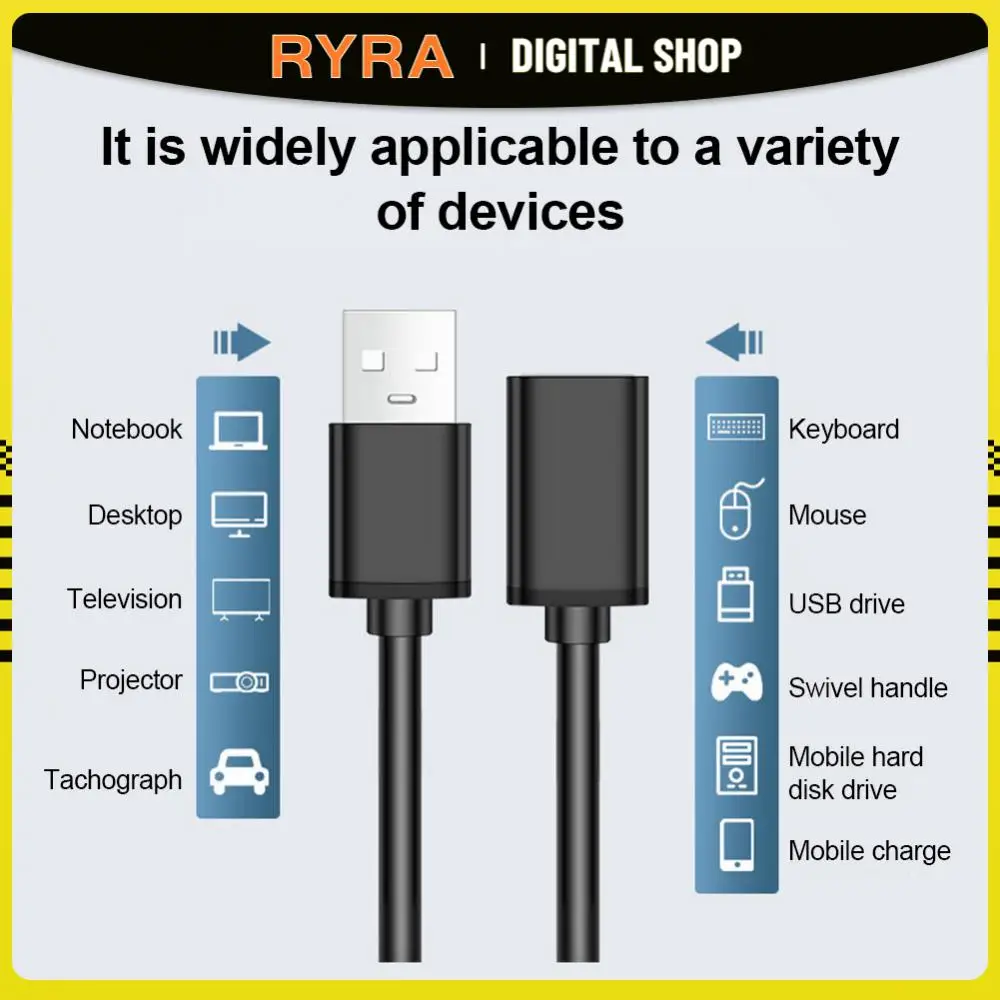 USB-удлинитель RYRA, многофункциональный удлинитель передней линии, штекер-гнездо, быстрый USB-кабель для ноутбука, ПК, удлинитель 
USB-удлинитель RYRA, многофункциональный удлинитель передней линии, штекер-гнездо, быстрый USB-кабель для ноутбука, ПК, удлинитель