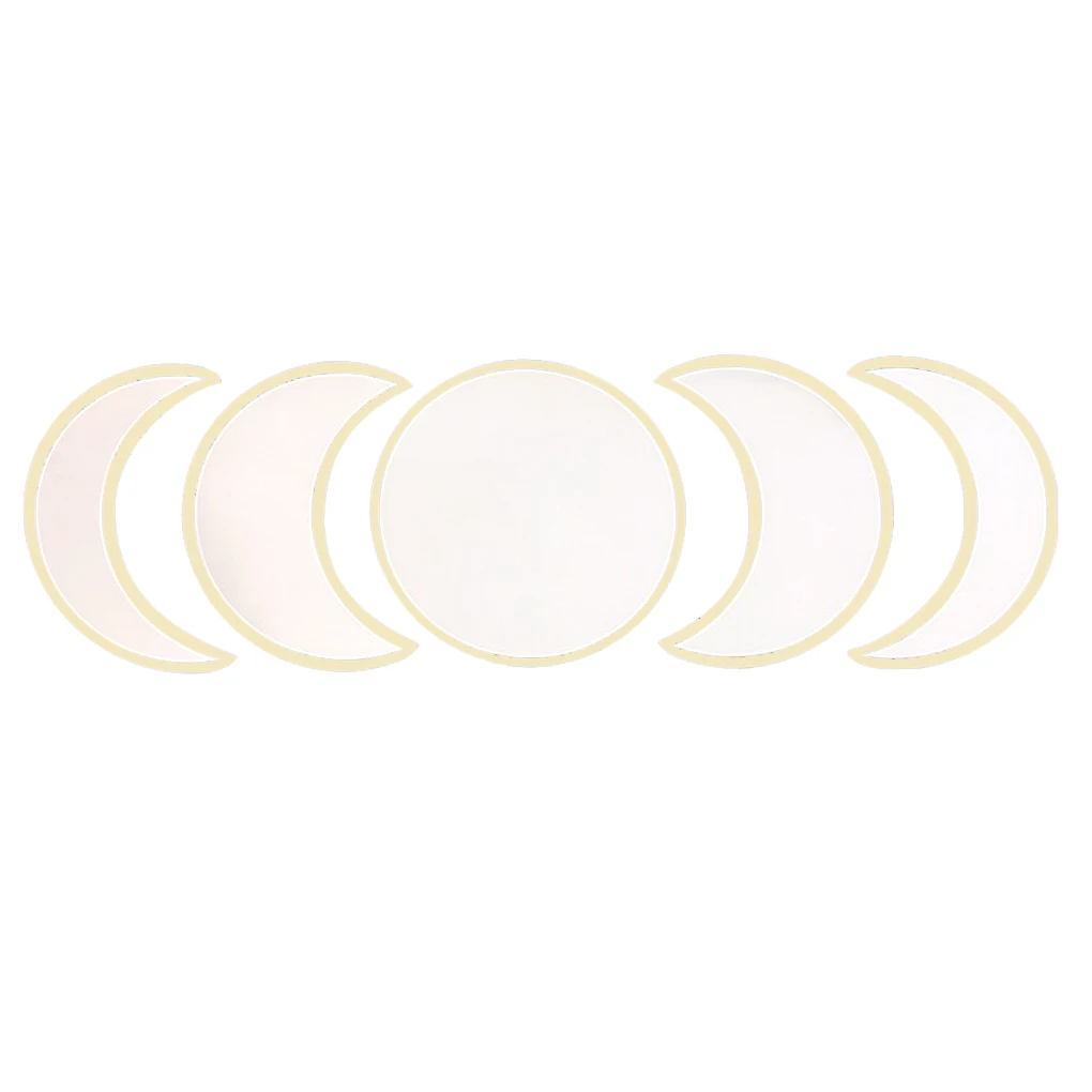 5 Pcs/set Home Wall Mirror Living Room Bedroom Moon Phase Design Acrylic Mirror Self Adhesive, Wooden Color
5 Pcs/set Home Wall Mirror Living Room Bedroom Moon Phase Design Acrylic Mirror Self Adhesive, Wooden Color