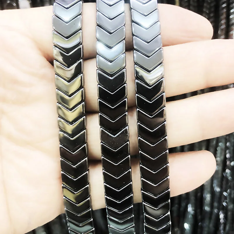 Triangle pointer Arrows Black Hematite beads Natural Stone Spacer Loose beads For Jewelry Making DIY Bracelet Accessories 15"
Triangle pointer Arrows Black Hematite beads Natural Stone Spacer Loose beads For Jewelry Making DIY Bracelet Accessories 15"