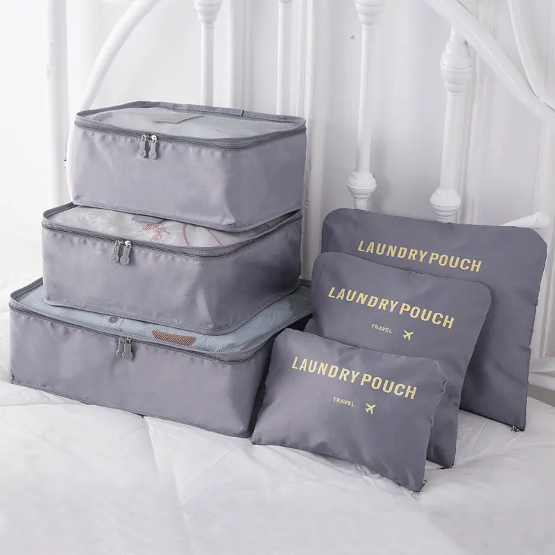 Women Packing Storage Bag 6Pc Set Fashion Travel Large Clothing Sorting Cosmetic Bag Waterproof Zipper Organize Storage Package
Women Packing Storage Bag 6Pc Set Fashion Travel Large Clothing Sorting Cosmetic Bag Waterproof Zipper Organize Storage Package