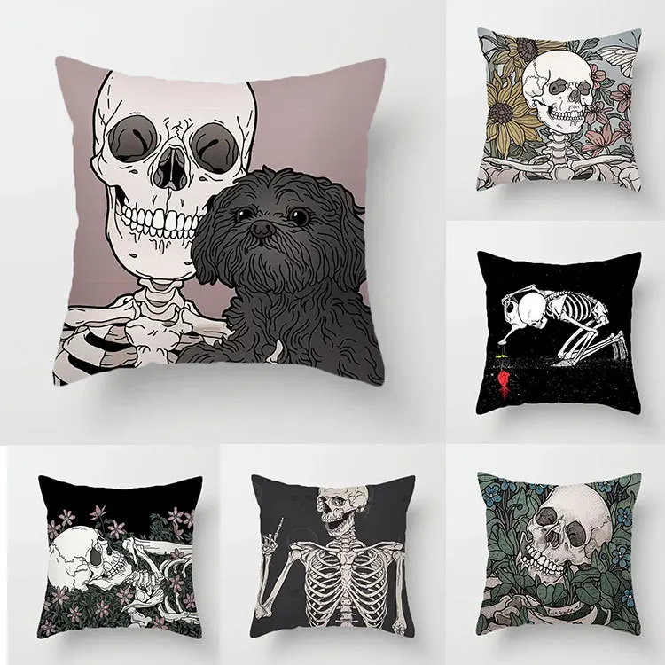 Flower Skull Pillow Cushion Cover Seat Car Home Decor Sofa Bed Decor Pillowcase 45x45cm
Flower Skull Pillow Cushion Cover Seat Car Home Decor Sofa Bed Decor Pillowcase 45x45cm