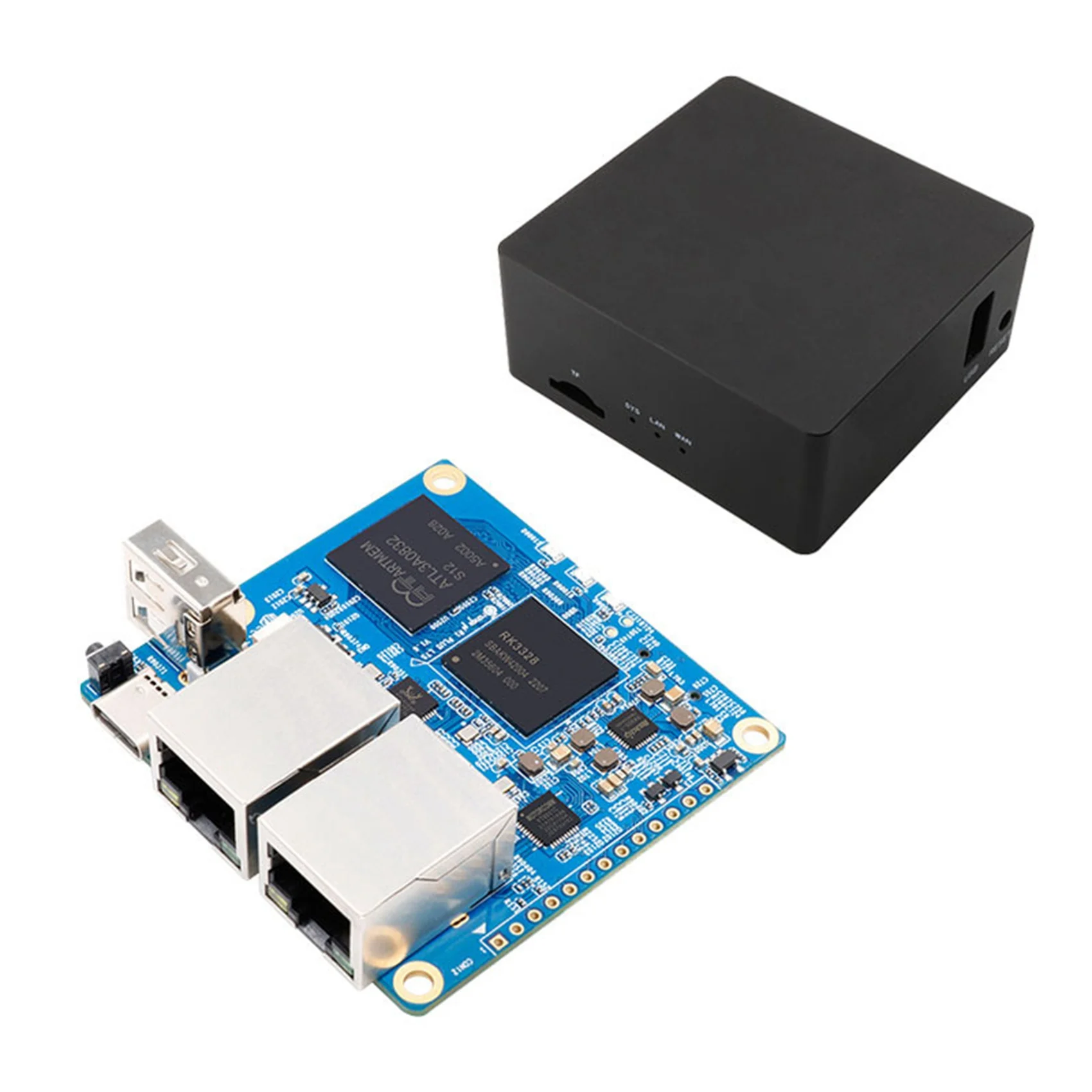 Макетная плата для Orange Pi R1 Plus + корпус из алюминиевого сплава RK3328, гигабитная плата для программирования портов Ethernet
Макетная плата для Orange Pi R1 Plus + корпус из алюминиевого сплава RK3328, гигабитная плата для программирования портов Ethernet