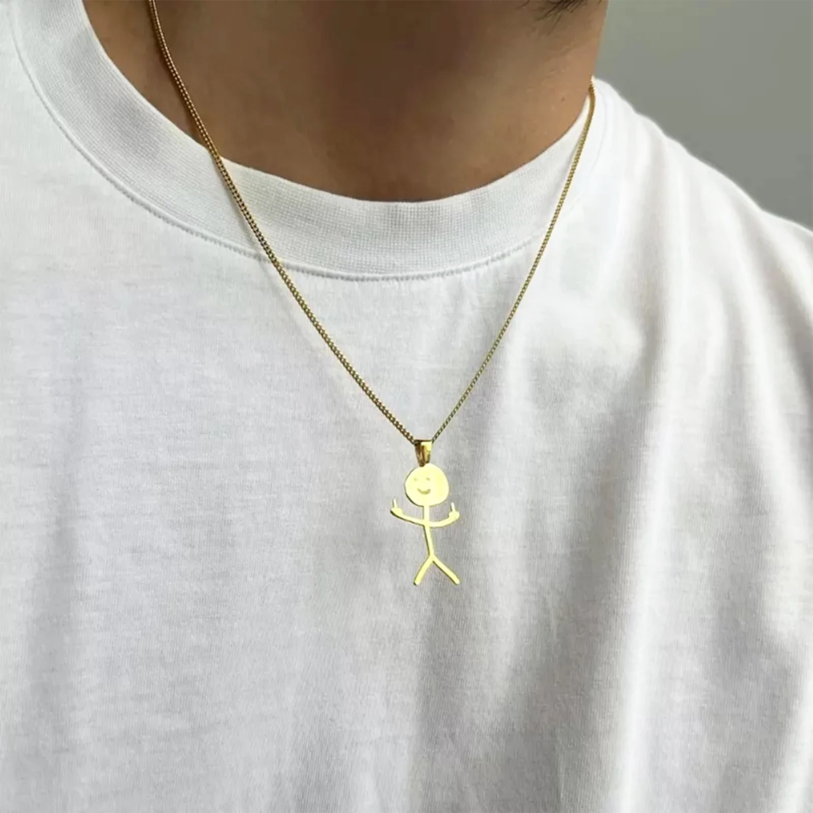 Unisex Fun Doodles Necklace Innovative Mini Matchstick Pendant Neck Jewelry Neck Decor Chain Handmade Fashion Necklace LL@17
Unisex Fun Doodles Necklace Innovative Mini Matchstick Pendant Neck Jewelry Neck Decor Chain Handmade Fashion Necklace LL@17