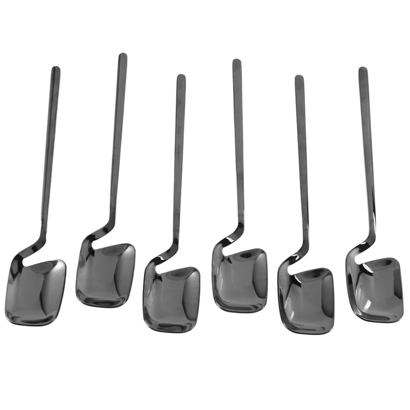 6 Pcs Mini Spoons,Coffee Spoons,Small Spoons, Dessert Spoon, Ice Cream Spoon, Stirring Spoon,Black
6 Pcs Mini Spoons,Coffee Spoons,Small Spoons, Dessert Spoon, Ice Cream Spoon, Stirring Spoon,Black