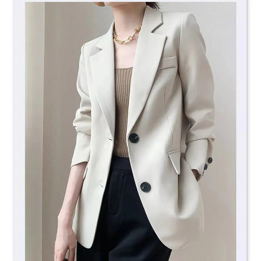 2023 Spring New Korean Style Temperament Fashion All-match Design Sense Niche Suit Female Brown Small Suit Jacket
2023 Spring New Korean Style Temperament Fashion All-match Design Sense Niche Suit Female Brown Small Suit Jacket