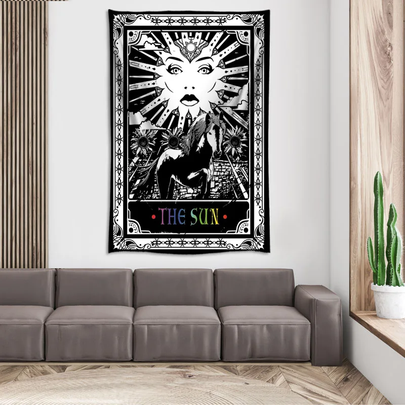 Tarot Tapestry Wall Hanging Room Decor Mystical Home Trippy Tapestries Decoration Witchcraft Supplies Mandala Psychedelic Decor
Tarot Tapestry Wall Hanging Room Decor Mystical Home Trippy Tapestries Decoration Witchcraft Supplies Mandala Psychedelic Decor