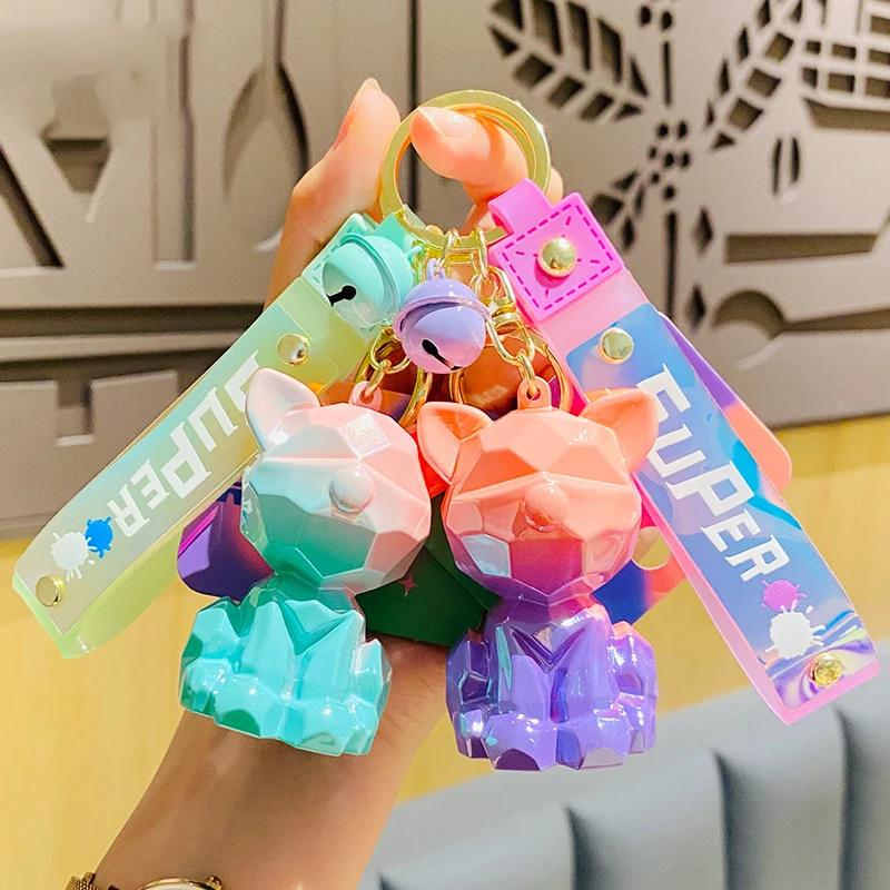 Colorful Cat Keychain for Girl Pendant Backpack Car Key Chains for Girl Child Cartoon Neon Color Keyring Gift for Daughter
Colorful Cat Keychain for Girl Pendant Backpack Car Key Chains for Girl Child Cartoon Neon Color Keyring Gift for Daughter