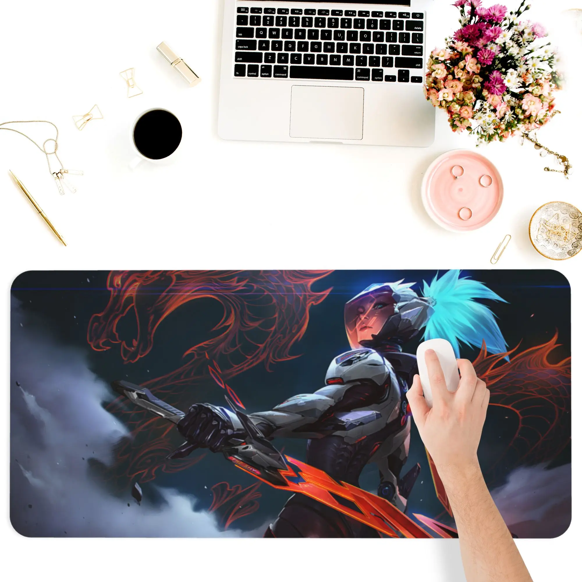 Keyboards MousePad Computer Office Supplies Accessorie Square Dustproof Large Desk Pad Game Mat Gift LOL Cyberpunk Akali Ratón
Keyboards MousePad Computer Office Supplies Accessorie Square Dustproof Large Desk Pad Game Mat Gift LOL Cyberpunk Akali Ratón
