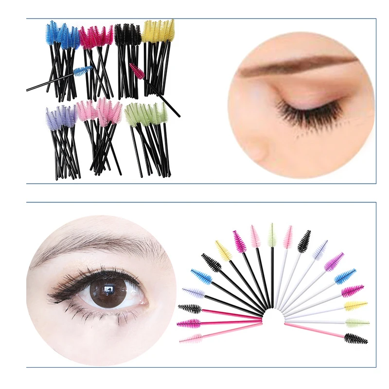 Disposable Crystal Eyelash Makeup Brush Diamond Handle Mascara Wands Eyelash Extension Makeup Tool 
Disposable Crystal Eyelash Makeup Brush Diamond Handle Mascara Wands Eyelash Extension Makeup Tool