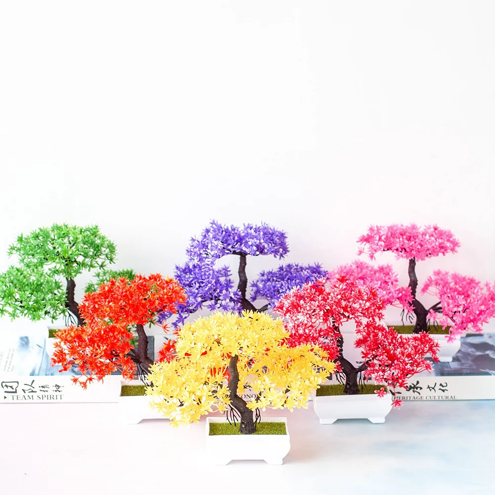 1pc Artificial Pot Plant Artificial Plants Plastic Bonsai Simulation Tree Fake Flower Office Home Decor Shopping Mall Ornaments
1pc Artificial Pot Plant Artificial Plants Plastic Bonsai Simulation Tree Fake Flower Office Home Decor Shopping Mall Ornaments