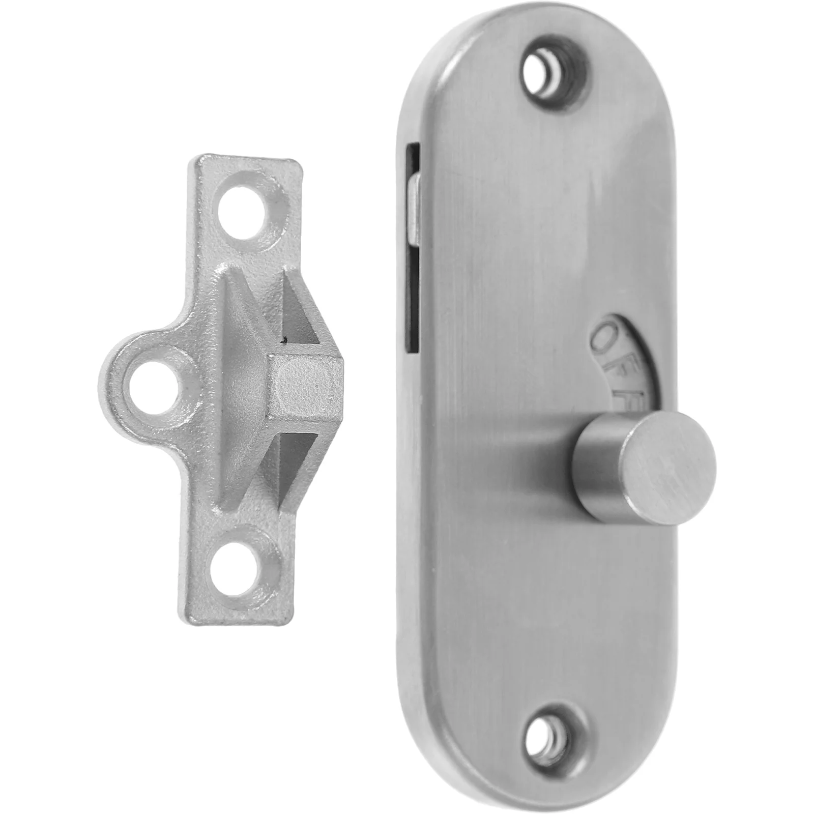 

Sliding Door Gate Latch Wooden Fence Barn Latches Locks Bathroom Bolt Hook Hasp Stainless Steel 90 Degree Outswing Doors
