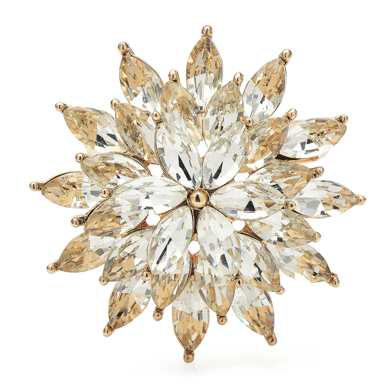 Wuli&baby Rhinestone Flower Brooches Pins For Women Unisex Beauty Double-layer Plants Party Office Brooch Pin Gifts
Wuli&baby Rhinestone Flower Brooches Pins For Women Unisex Beauty Double-layer Plants Party Office Brooch Pin Gifts