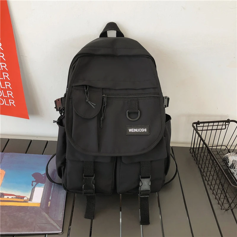 Solid Color Fashion Men's Backpack Summer New Nylon Waterproof School Bag For Boys Large With Many Pockets
Solid Color Fashion Men's Backpack Summer New Nylon Waterproof School Bag For Boys Large With Many Pockets