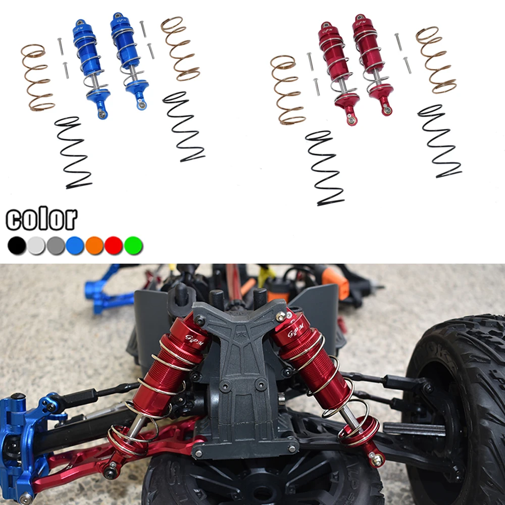 GPM ARRMA 1/10 KRATON 4S BLX ARA102690 Monster Truck Metal aluminum alloy 107MM front shock absorber DAMPERS AR330528+AR330530
GPM ARRMA 1/10 KRATON 4S BLX ARA102690 Monster Truck Metal aluminum alloy 107MM front shock absorber DAMPERS AR330528+AR330530