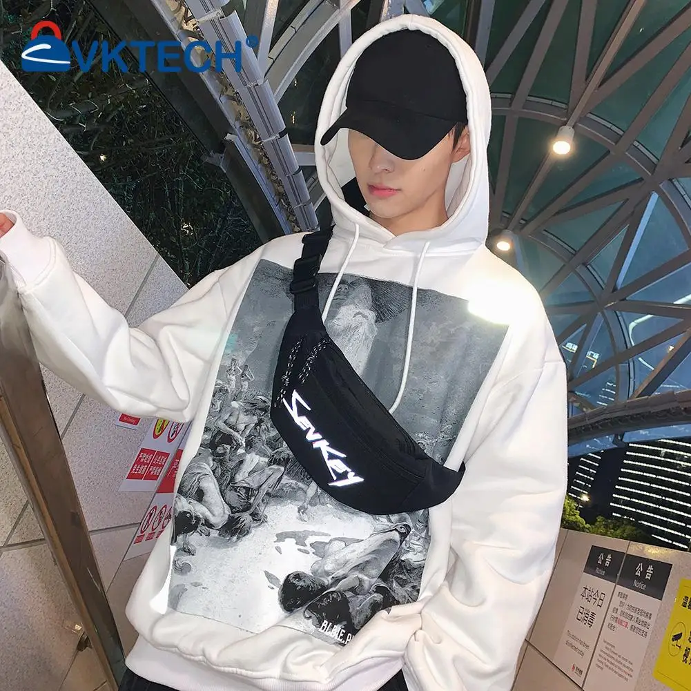 Fashion Reflective Waist Shoulder Bag Casual Women Men Oxford Messenger Pack Letter Printed Fanny Chest Belt Purse Sports Zipper
Fashion Reflective Waist Shoulder Bag Casual Women Men Oxford Messenger Pack Letter Printed Fanny Chest Belt Purse Sports Zipper
