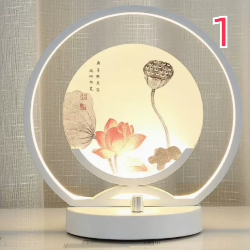 LXV91257 New Chinese style bedside table, master bedroom table lamp, creative, romantic, and simple modern bedside lamp
LXV91257 New Chinese style bedside table, master bedroom table lamp, creative, romantic, and simple modern bedside lamp