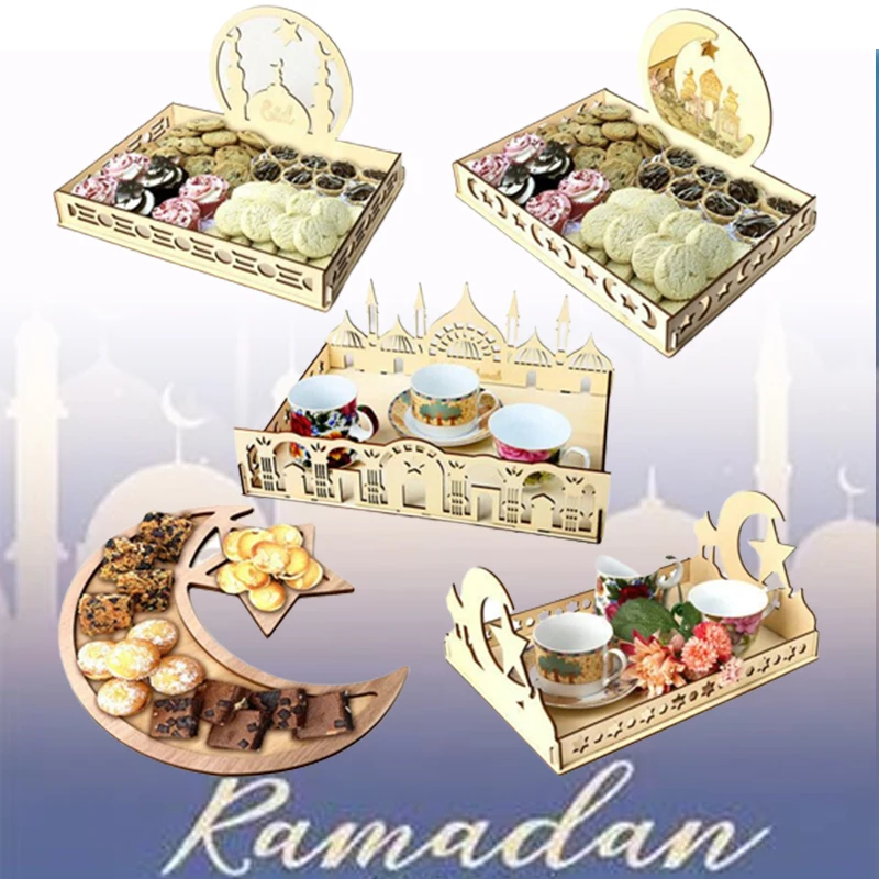 QIFU Ramadan Decoration for Home Wooden Dessert Tray EID MUBARAK Decor for Home Ramadan Decor Pendant Islamic Muslim Party Decor
QIFU Ramadan Decoration for Home Wooden Dessert Tray EID MUBARAK Decor for Home Ramadan Decor Pendant Islamic Muslim Party Decor