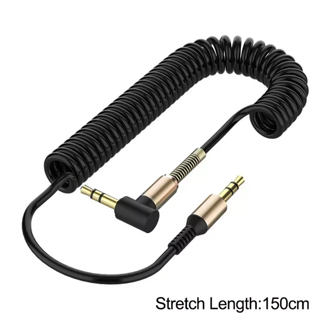 Jack Audio Cable 3.5mm Car Spring AUX Cable Gold Plated jack male to male speaker cables Cord for JBL Headphones
Jack Audio Cable 3.5mm Car Spring AUX Cable Gold Plated jack male to male speaker cables Cord for JBL Headphones