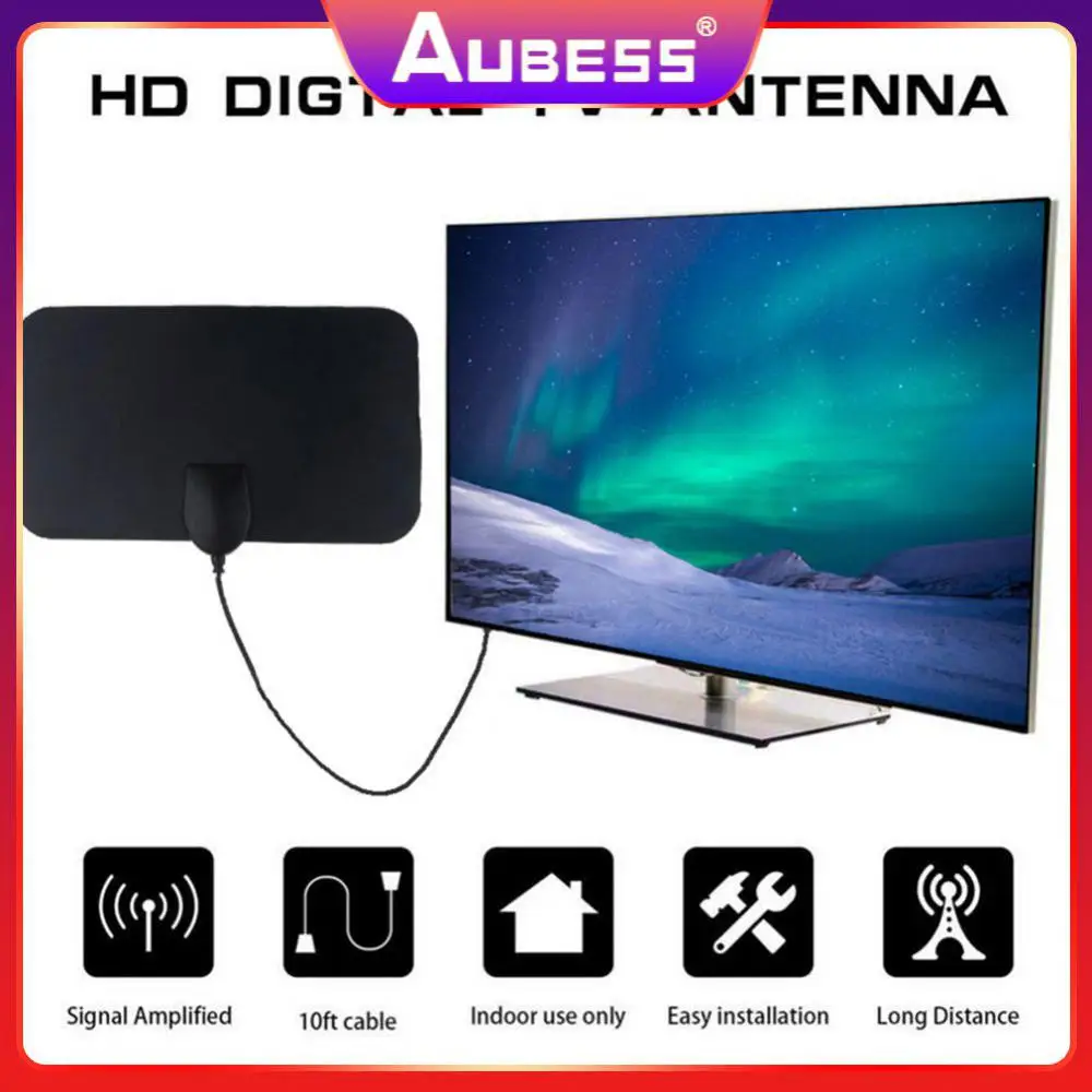 

Indoor Antenna Digital Hd Antena High Gain Tv Antenna 5000 Miles Range 20 Dbi Tv Box Antenna For Global Digital Tv