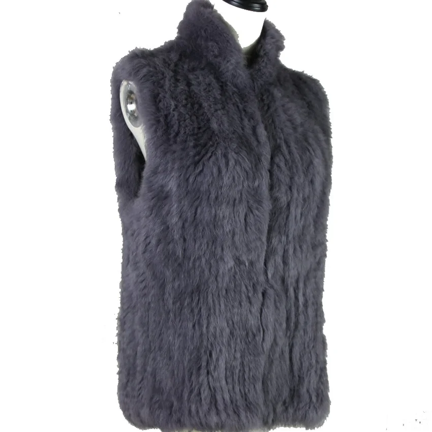 Women's Knitted Real Rabbit Fur Vest Pullover Solid Female Fashion Warm Coat
Women's Knitted Real Rabbit Fur Vest Pullover Solid Female Fashion Warm Coat