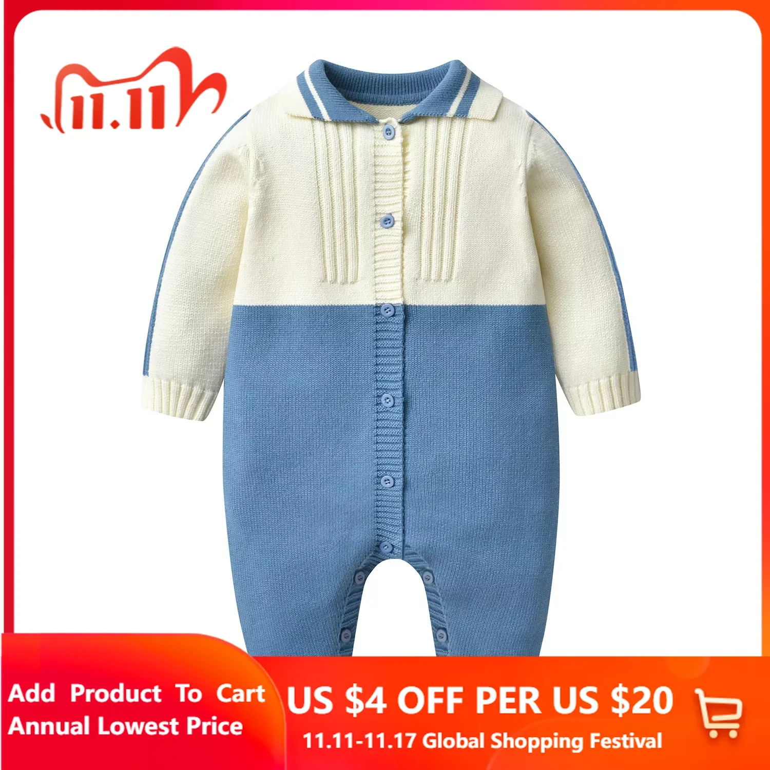 Baby clothing set for newborn bodysuits rompers Knitted thermal fabrics Sweater cotton rompers loungewear Fashion
Baby clothing set for newborn bodysuits rompers Knitted thermal fabrics Sweater cotton rompers loungewear Fashion