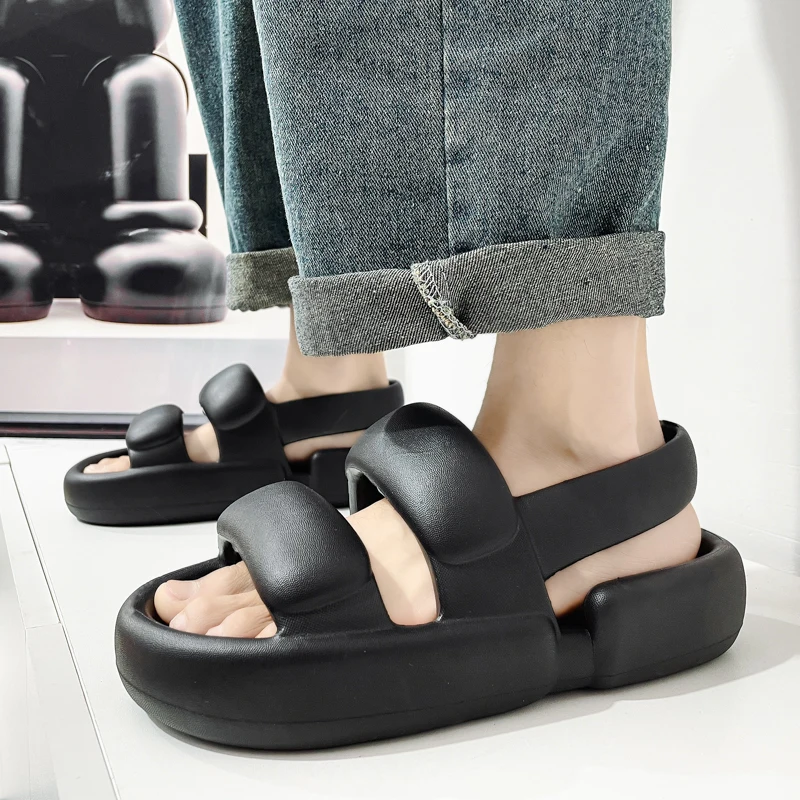 Summer Trend Breathable Beach Shoes Indoor and Outdoor Thick-soled Comfortable Non-slip Men Sandals Daily Fashion Casual Sandals
Summer Trend Breathable Beach Shoes Indoor and Outdoor Thick-soled Comfortable Non-slip Men Sandals Daily Fashion Casual Sandals