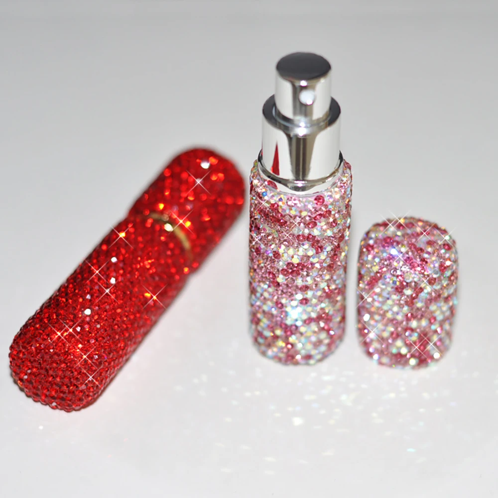 10ml Mini Spray Bottles Refillable Crystal Diamond Perfume Sub-Bottling Portable Travel Cosmetic Accessories Makeup Tools
10ml Mini Spray Bottles Refillable Crystal Diamond Perfume Sub-Bottling Portable Travel Cosmetic Accessories Makeup Tools