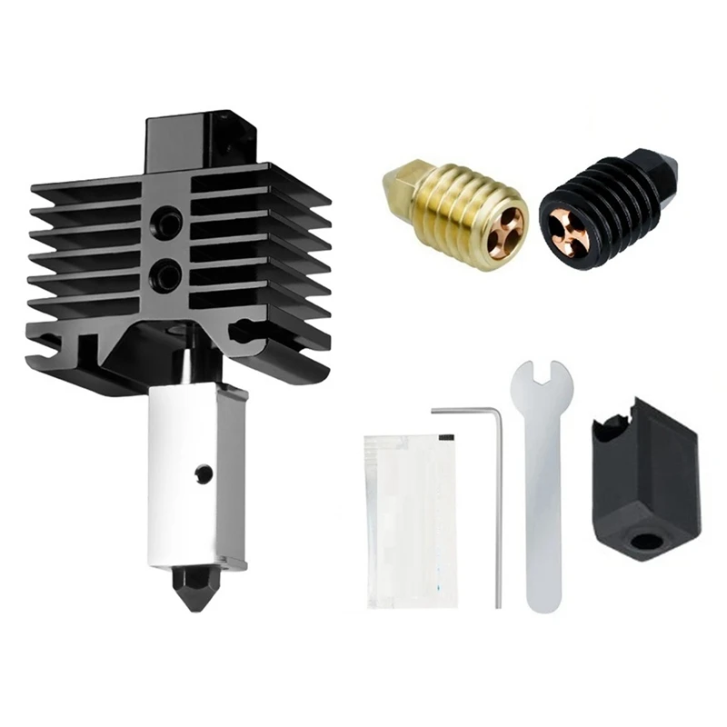 Upgrade Hotend For Bambu Lab X1carbon Bi Metal Heatbreak CHT Hard Steel Nozzle Parts Kit For Bambu Lab X1C Hotend P1P P1S Hotend 
Upgrade Hotend For Bambu Lab X1carbon Bi Metal Heatbreak CHT Hard Steel Nozzle Parts Kit For Bambu Lab X1C Hotend P1P P1S Hotend
