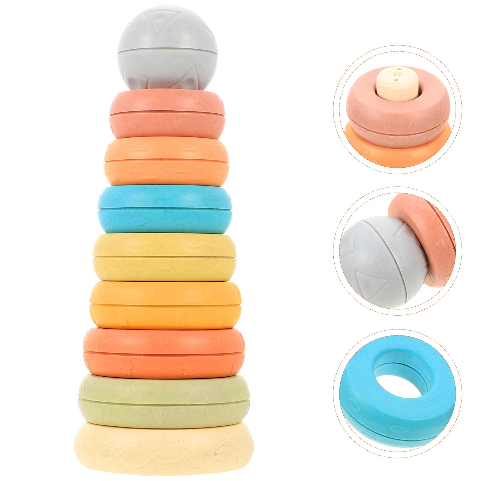 Toy Stacking Blocks Ring Ringsrainbow Toddlers Stackable Stacker Motor Skills Educational Kids Puzzle Building Wooden Matching 3
Toy Stacking Blocks Ring Ringsrainbow Toddlers Stackable Stacker Motor Skills Educational Kids Puzzle Building Wooden Matching 3