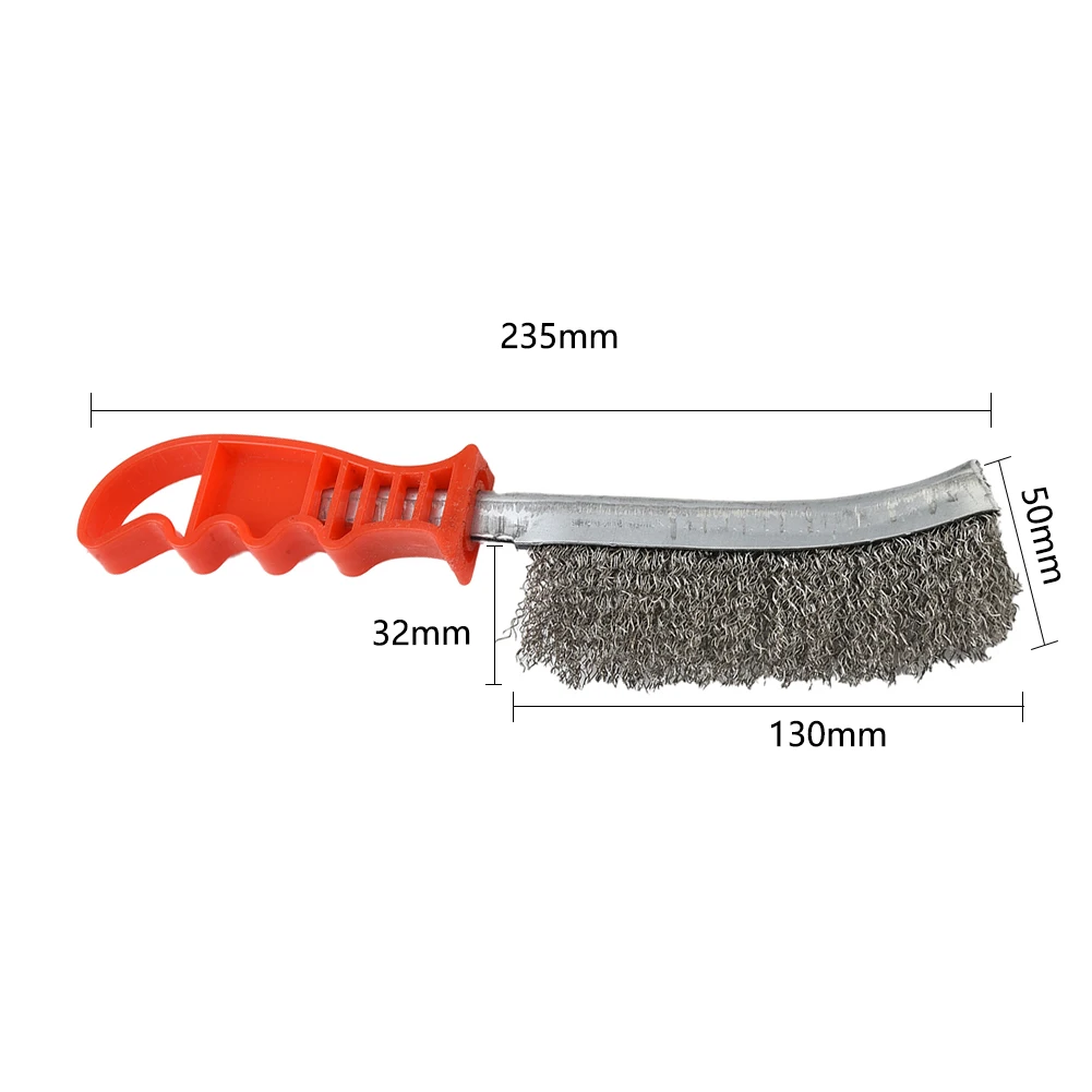 Tools Brush Steel For Metal Rust Hand Stainless Cleaning Removal Prep Red+Silver Workshop Seam Hot Durable New
Tools Brush Steel For Metal Rust Hand Stainless Cleaning Removal Prep Red+Silver Workshop Seam Hot Durable New