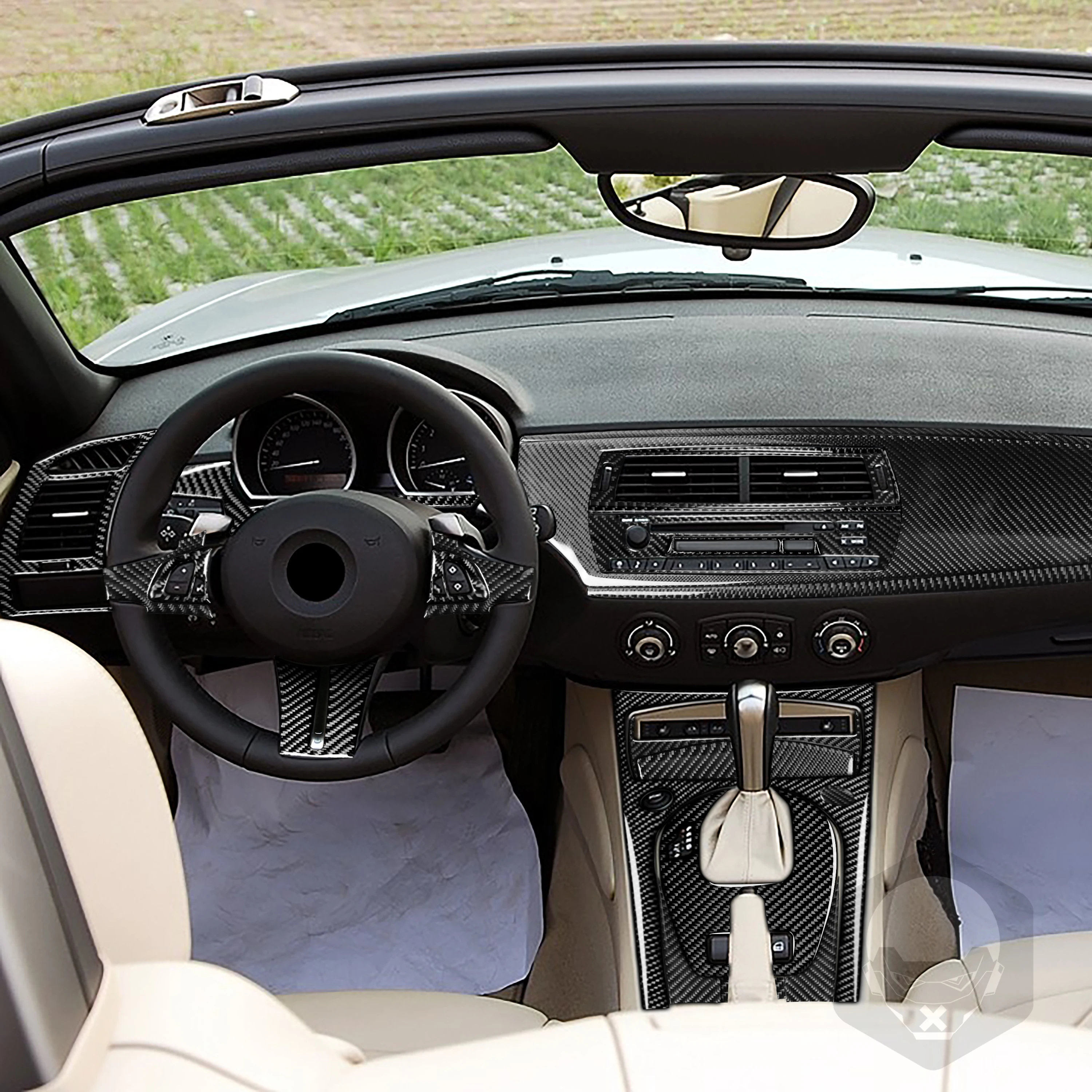 Carbon fiber Interior Sticker Car Interior Accessories Decoration Stickers Interior kits for Z4 E85 2003-2008
Carbon fiber Interior Sticker Car Interior Accessories Decoration Stickers Interior kits for Z4 E85 2003-2008
