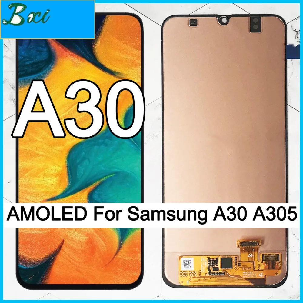 6.4'' SUPER ORIGINAL AMOLED LCD Display for SAMSUNG GALAXY A30 LCD A305/DS A305F A305FD A305A Touch Screen Digitizer Assembly
6.4'' SUPER ORIGINAL AMOLED LCD Display for SAMSUNG GALAXY A30 LCD A305/DS A305F A305FD A305A Touch Screen Digitizer Assembly