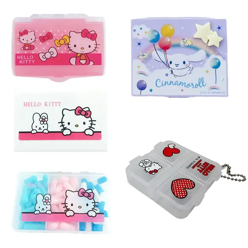 Kawaii Pill Box Anime Cute Hello Kitty Portable Seven-Compartment Storage Double-Layer Pill Box Sealed and Moisture-Proof
Kawaii Pill Box Anime Cute Hello Kitty Portable Seven-Compartment Storage Double-Layer Pill Box Sealed and Moisture-Proof