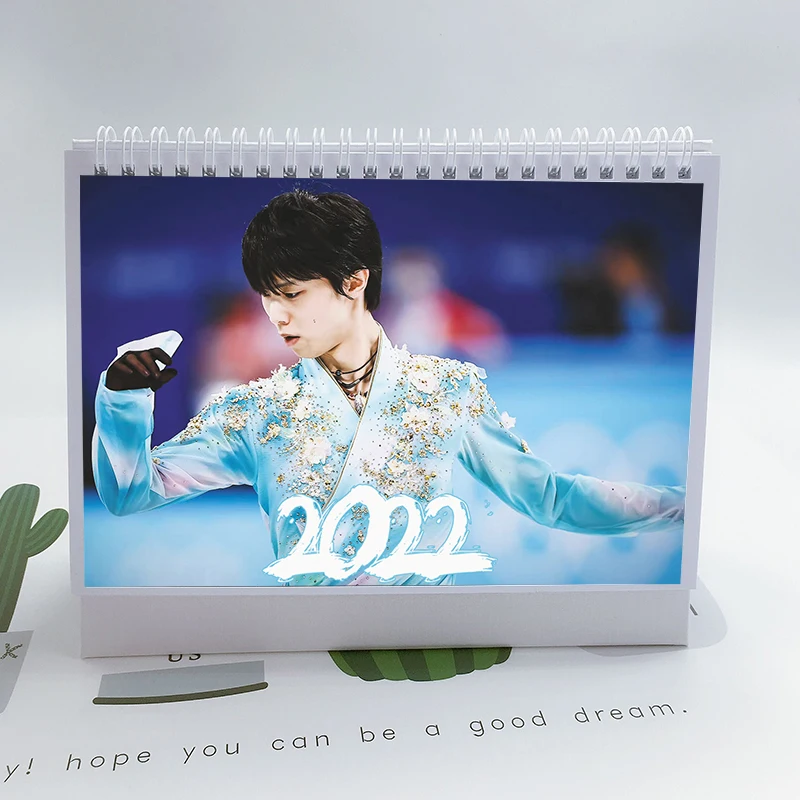 Календарь Hanyu yuзуру 2022, настольный календарь чемпиона для фигурного катания, ежедневник-планировщик, 2022,01-2022,12
Календарь Hanyu yuзуру 2022, настольный календарь чемпиона для фигурного катания, ежедневник-планировщик, 2022,01-2022,12