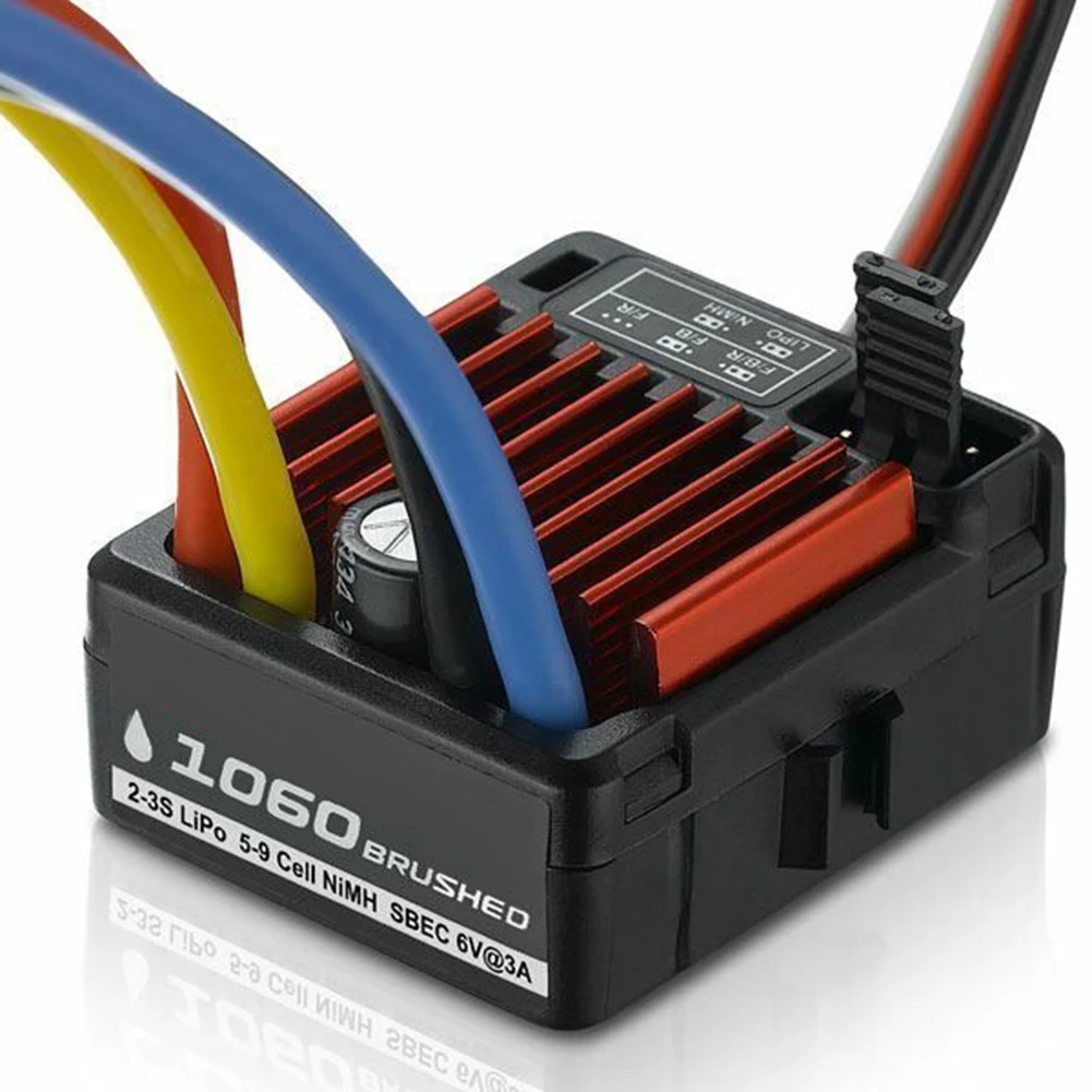 QuicRun 60A ESC 1060 Waterproof Brushed SBEC Brushed ESC Two-way With Brake 36.5*32*18 Crawler Tank SCX10 HPI DIY RC Car
QuicRun 60A ESC 1060 Waterproof Brushed SBEC Brushed ESC Two-way With Brake 36.5*32*18 Crawler Tank SCX10 HPI DIY RC Car