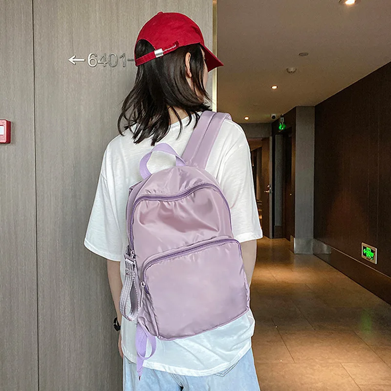 Водонепроницаемый нейлоновый рюкзак унисекс, Вместительная дорожная сумка с несколькими карманами для мужчин и женщин, студенческий школьный портфель, простой ранец
Водонепроницаемый нейлоновый рюкзак унисекс, Вместительная дорожная сумка с несколькими карманами для мужчин и женщин, студенческий школьный портфель, простой ранец