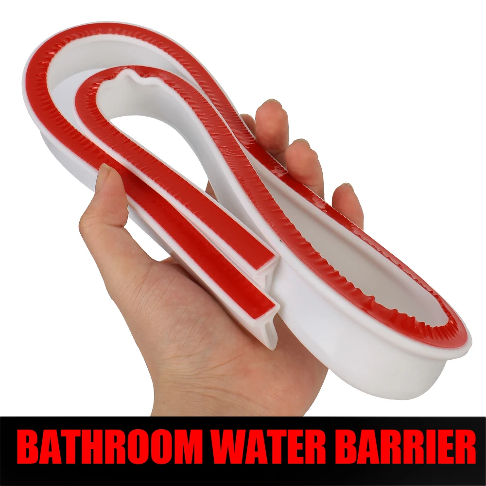 Dry and Wet Separation Floor Partition Strips 1m Flood Barrier Silicone Water Barriers Bathroom Kitchen Water Stopper
Dry and Wet Separation Floor Partition Strips 1m Flood Barrier Silicone Water Barriers Bathroom Kitchen Water Stopper