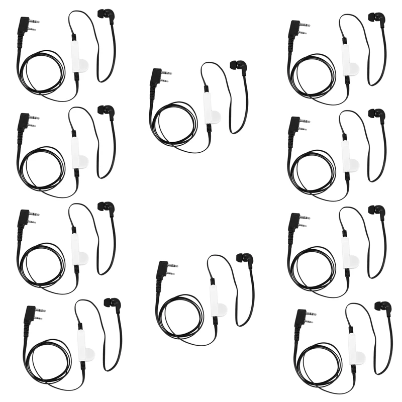 10X 2 Pin Noodle Style Earbud Headphone K Plug Earpiece Headset For Baofeng Uv5r Bf-888S Uv5r Radio Black Wire
10X 2 Pin Noodle Style Earbud Headphone K Plug Earpiece Headset For Baofeng Uv5r Bf-888S Uv5r Radio Black Wire