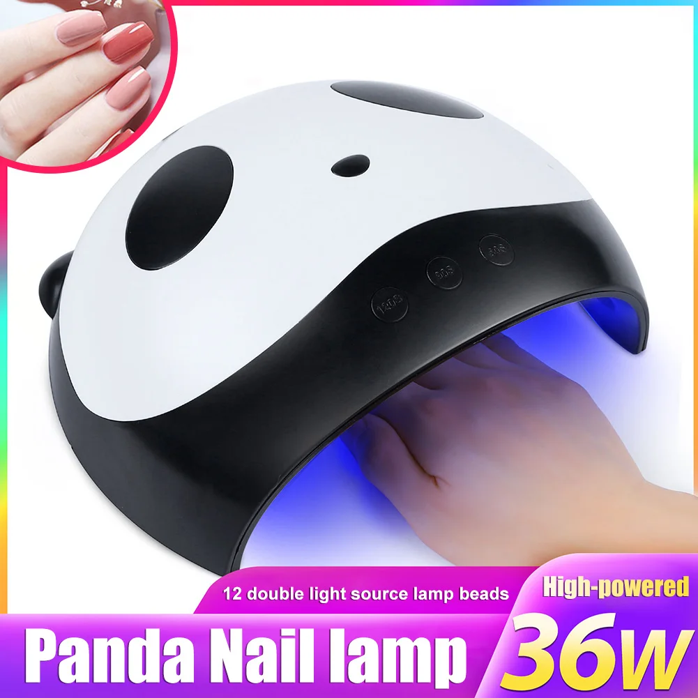 36W Nail UV/LED Lamp Panda Nail Dryer 60S/90S/120S Fast Curing Infrared Sensing Nail Lamp Manicure Tool
36W Nail UV/LED Lamp Panda Nail Dryer 60S/90S/120S Fast Curing Infrared Sensing Nail Lamp Manicure Tool