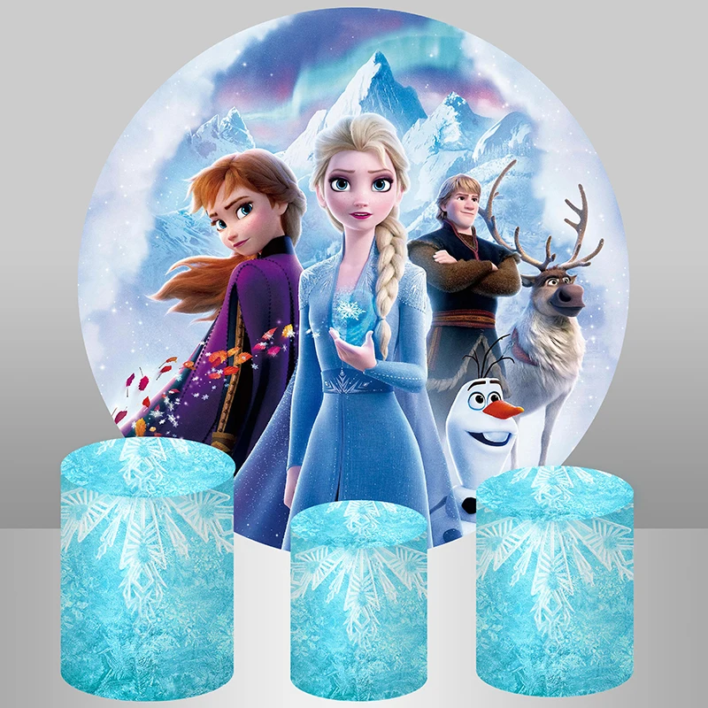 Frozen Elsa Anna Round Backdrop Ice Snowflakes Girls Newborn Baby Shower Birthday Party Circle Background Dessert Table Banner
Frozen Elsa Anna Round Backdrop Ice Snowflakes Girls Newborn Baby Shower Birthday Party Circle Background Dessert Table Banner