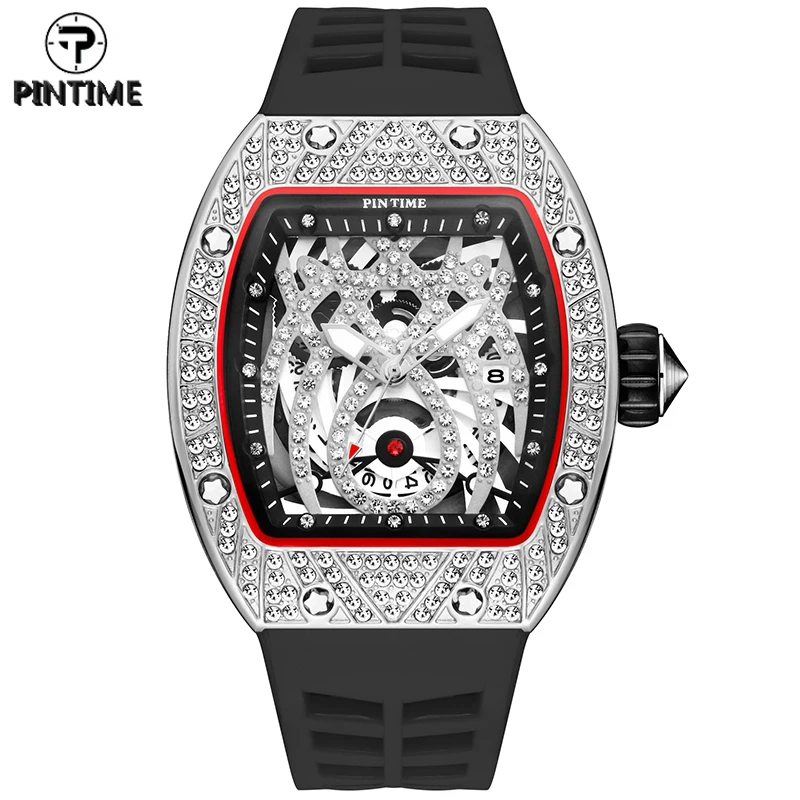 Часы мужские кварцевые в стиле хип-хоп, с хронографом
Часы мужские кварцевые в стиле хип-хоп, с хронографом