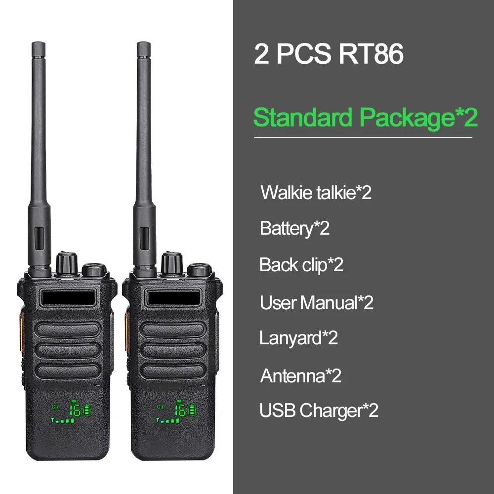 10W Retevis Walkie Talkie Long Range RT86 Walkie-talkies 1/ 2 pcs Two-way radio Powerful Portable Radio Communicator For Hunting 
10W Retevis Walkie Talkie Long Range RT86 Walkie-talkies 1/ 2 pcs Two-way radio Powerful Portable Radio Communicator For Hunting